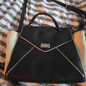 Kate Spade black cream handbag